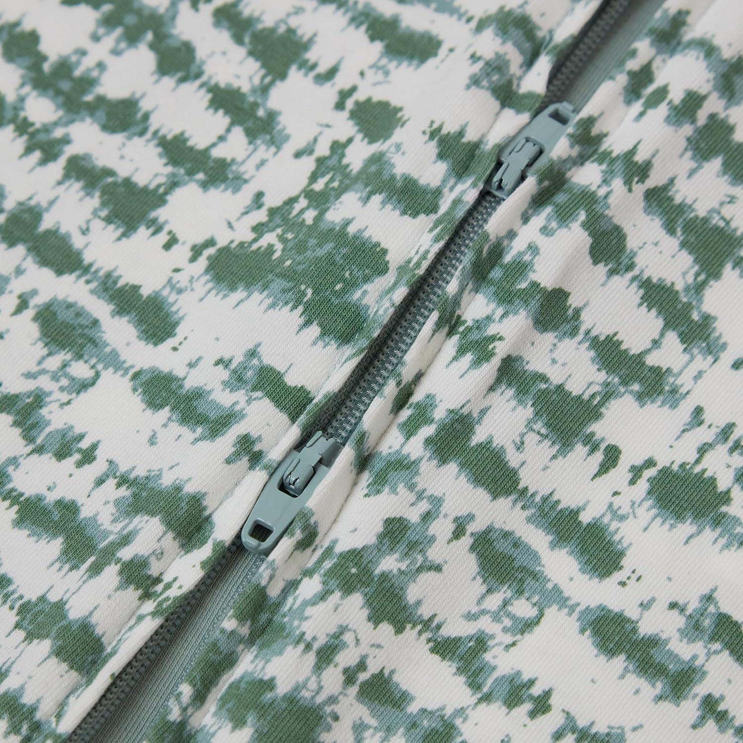 imageHanes Baby Pure Comfort Organic Long Sleeve Footless Sleep N Play Infant Playsuit Boys ampamp GirlsGreen