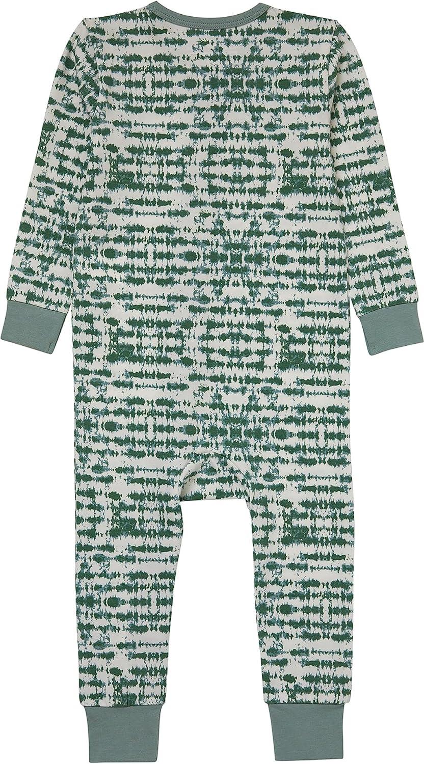 imageHanes Baby Pure Comfort Organic Long Sleeve Footless Sleep N Play Infant Playsuit Boys ampamp GirlsGreen
