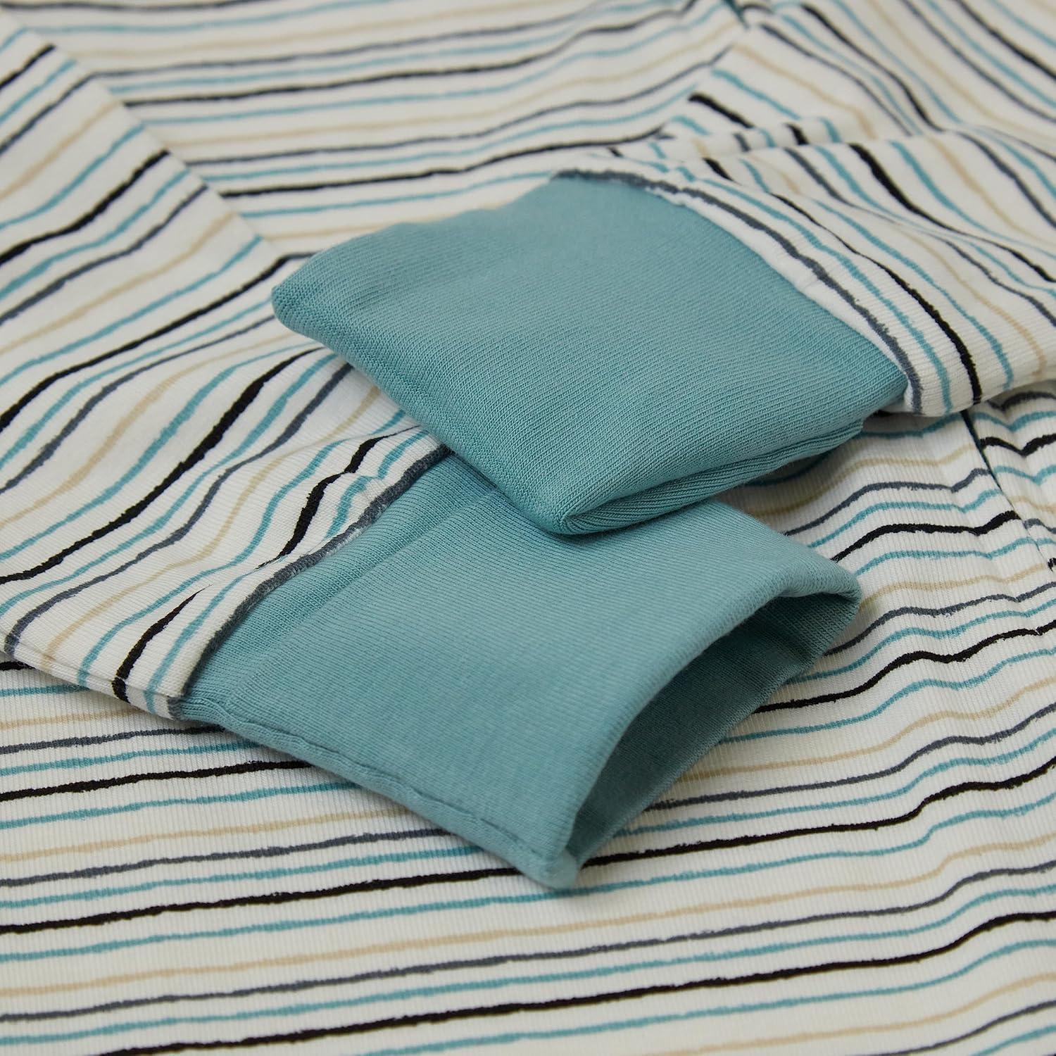 imageHanes Baby Pure Comfort Organic Long Sleeve Footless Sleep N Play Infant Playsuit Boys ampamp GirlsWhite