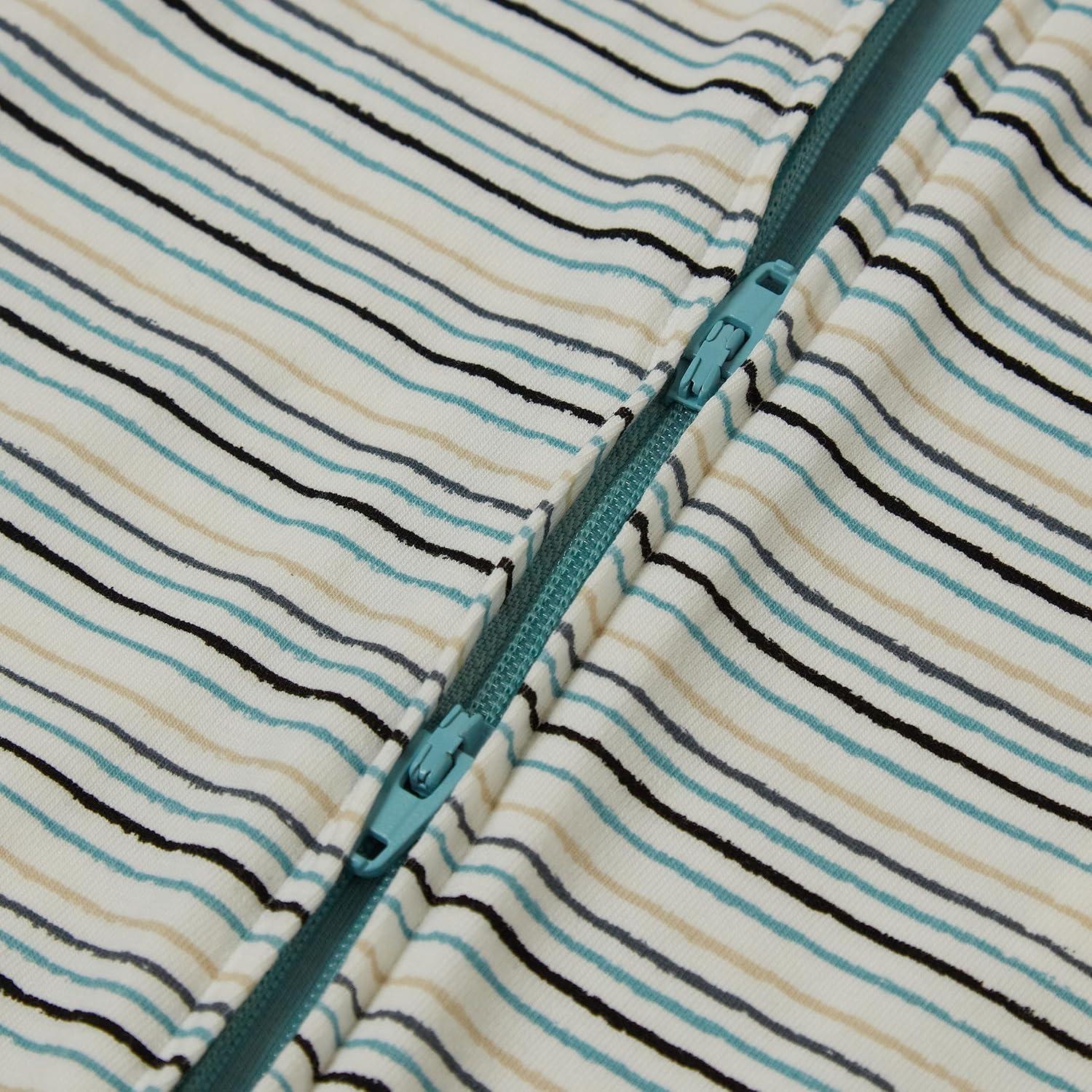 imageHanes Baby Pure Comfort Organic Long Sleeve Footless Sleep N Play Infant Playsuit Boys ampamp GirlsWhite