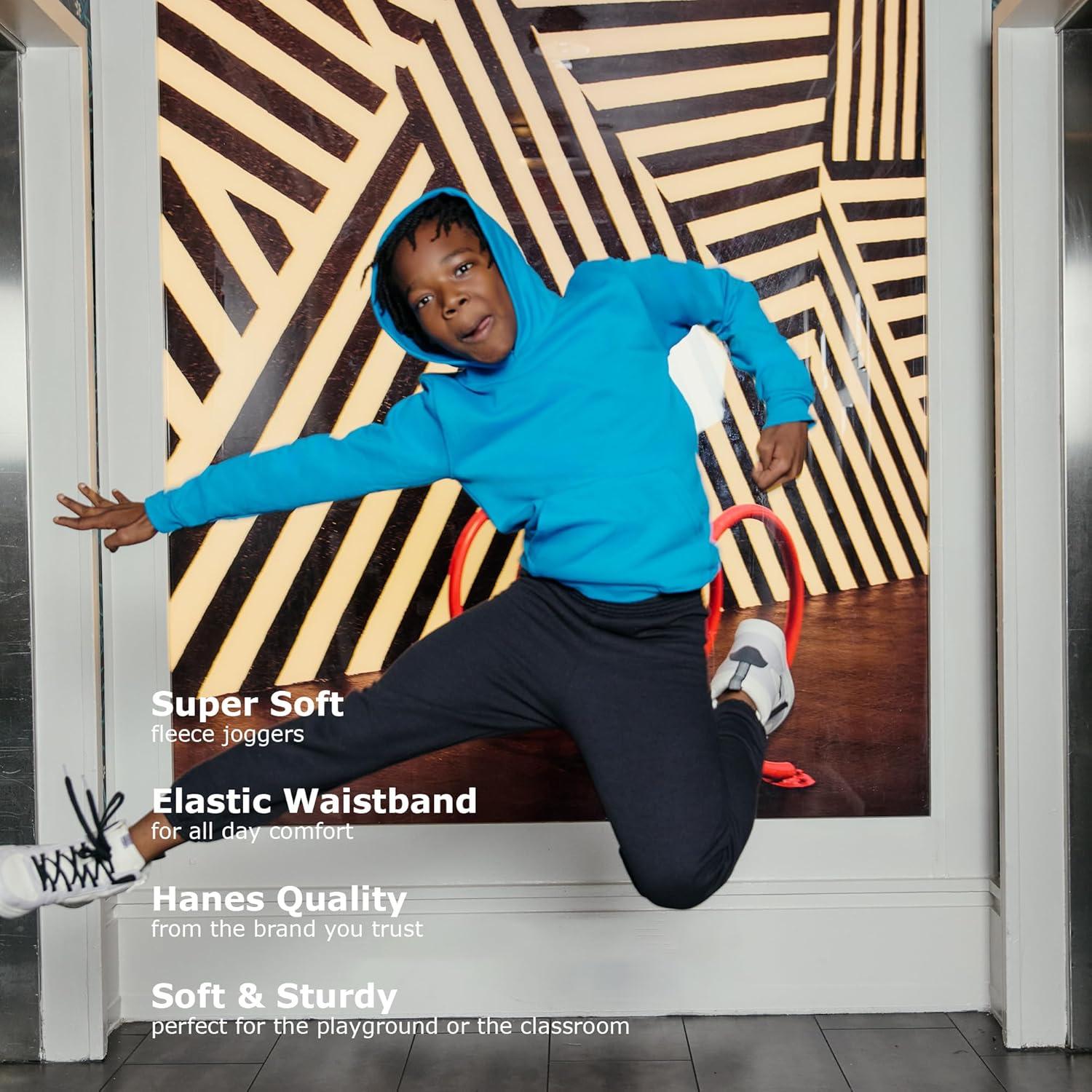 imageHanes Boys Eco Smart PantBlack