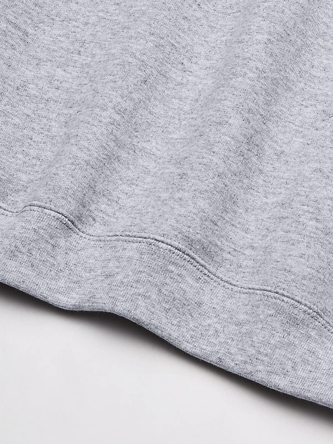 imageHanes Boys EcoSmart Sweatshirt Cotton Crewneck Pullover Kids Fleece SweatshirtLight Steel