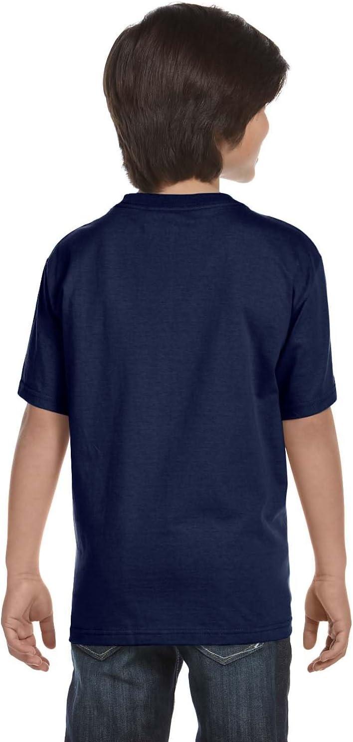 imageHanes Boys Essentials Short Sleeve Tshirt Value Pack 3 or 6PackNavy 6 Pack