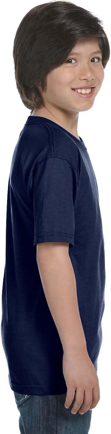 imageHanes Boys Essentials Short Sleeve Tshirt Value Pack 3 or 6PackNavy 6 Pack