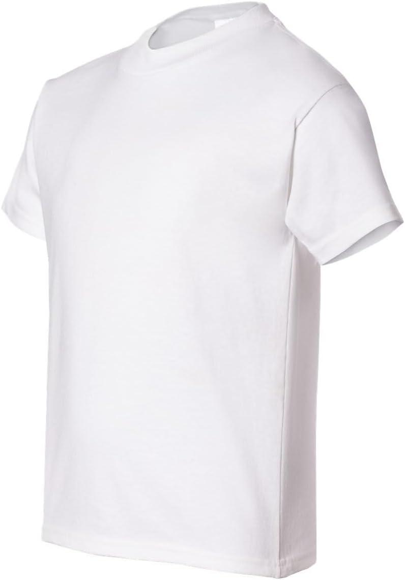 imageHanes Boys Essentials Short Sleeve Tshirt Value Pack 3 or 6PackWhite 6 Pack