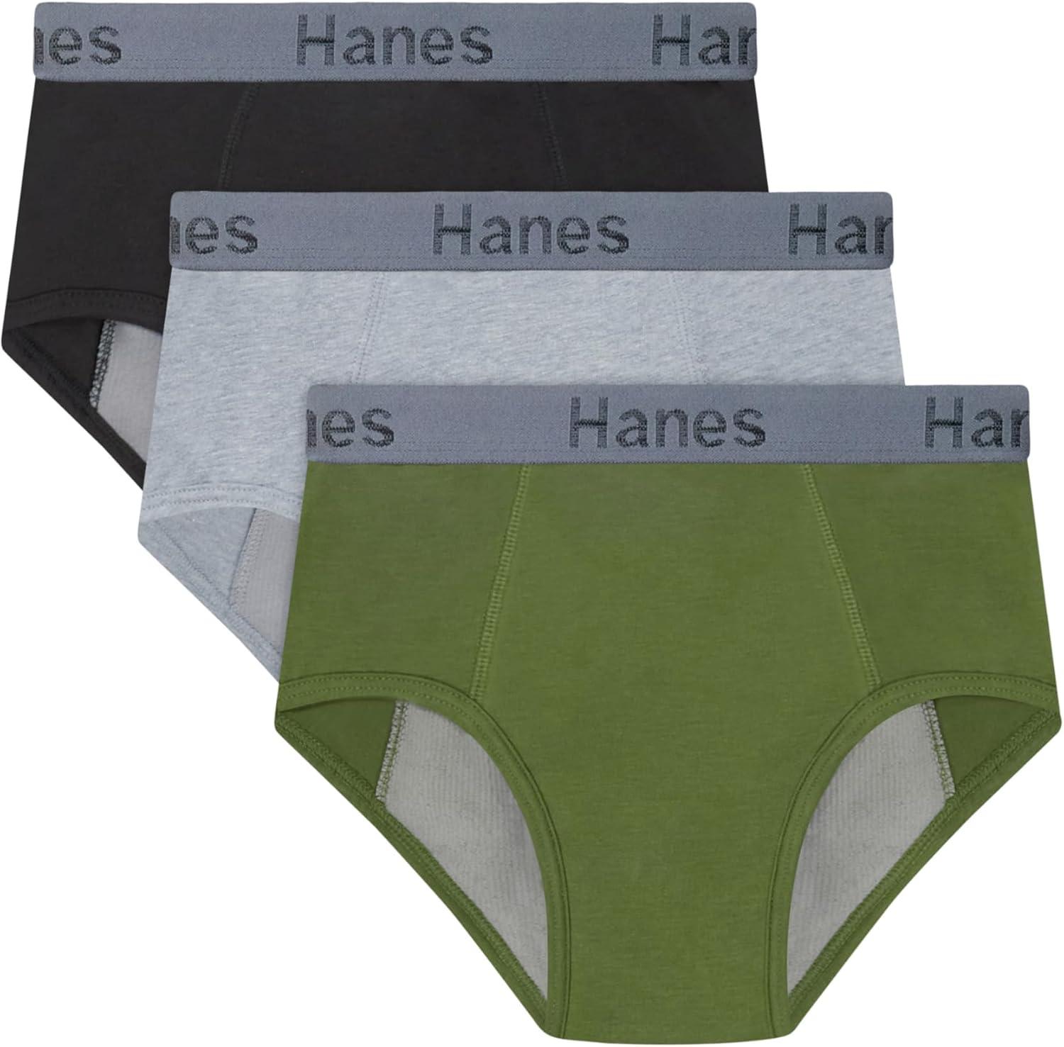 imageHanes Boys Nighttime Underwear Pack 3Pack Confident Nights Boys Overnight Underwear Kids Leakproof Underpants