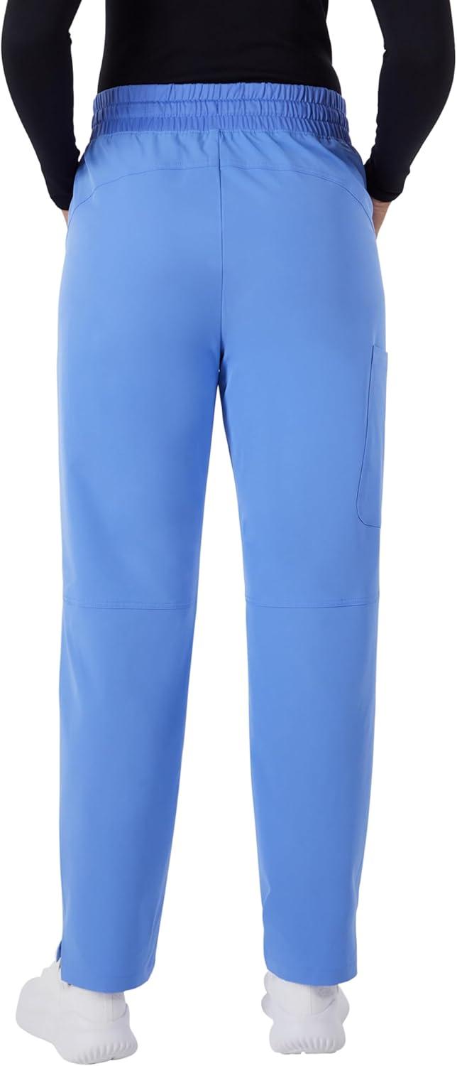 imageHanes Comfort Fit Pants MoistureWicking Healthcare Scrubs for Women 3 PocketsCeil Blue 2