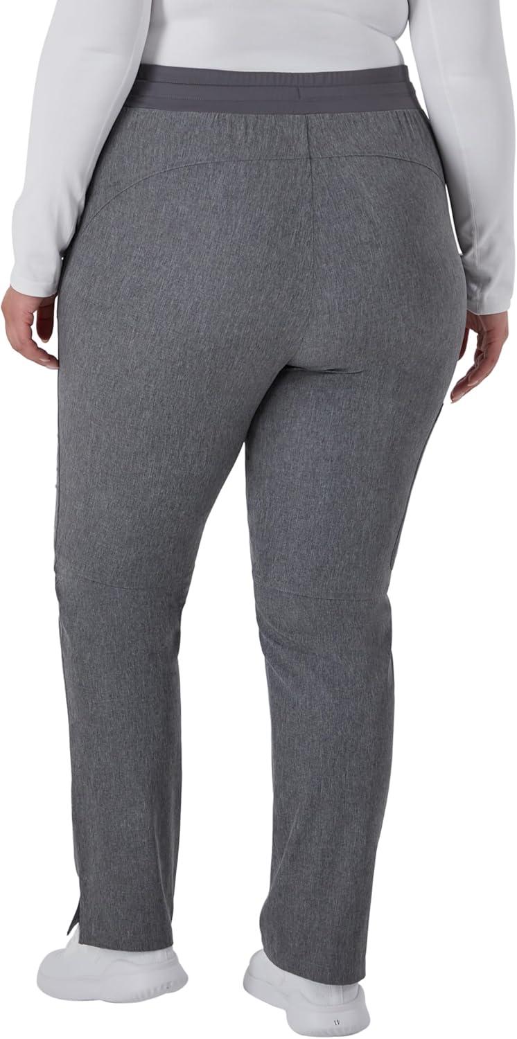 imageHanes Comfort Fit Pants MoistureWicking Healthcare Scrubs for Women 3 PocketsEbony Heather