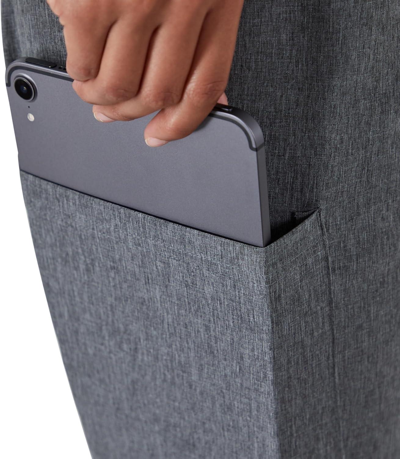 imageHanes Comfort Fit Pants MoistureWicking Healthcare Scrubs for Women 3 PocketsEbony Heather