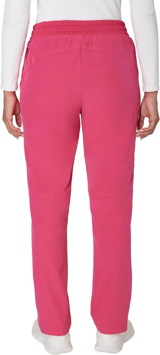 imageHanes Comfort Fit Pants MoistureWicking Healthcare Scrubs for Women 3 PocketsFuchsia Pink