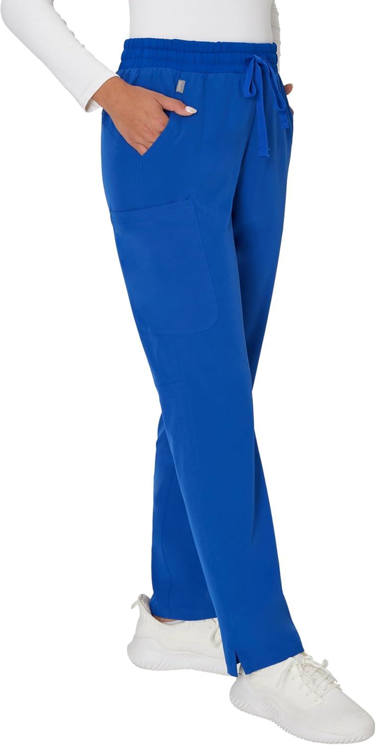 imageHanes Comfort Fit Pants MoistureWicking Healthcare Scrubs for Women 3 PocketsRoyal Blue
