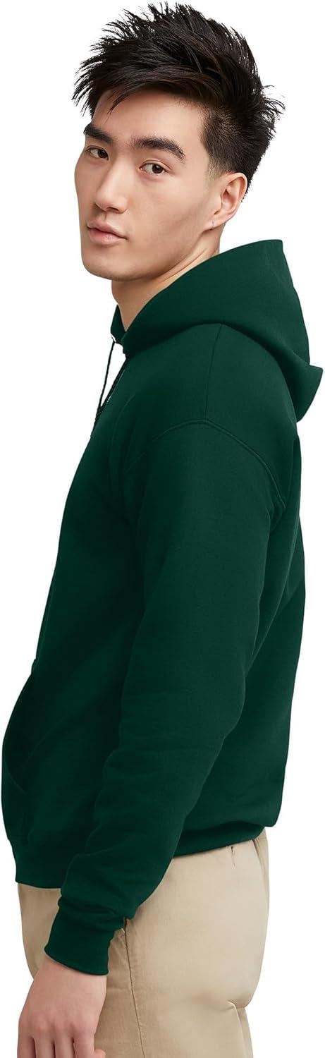 imageHanes EcoSmart Hoodie Midweight Fleece Pullover Hooded Sweatshirt for MenDeep Forest