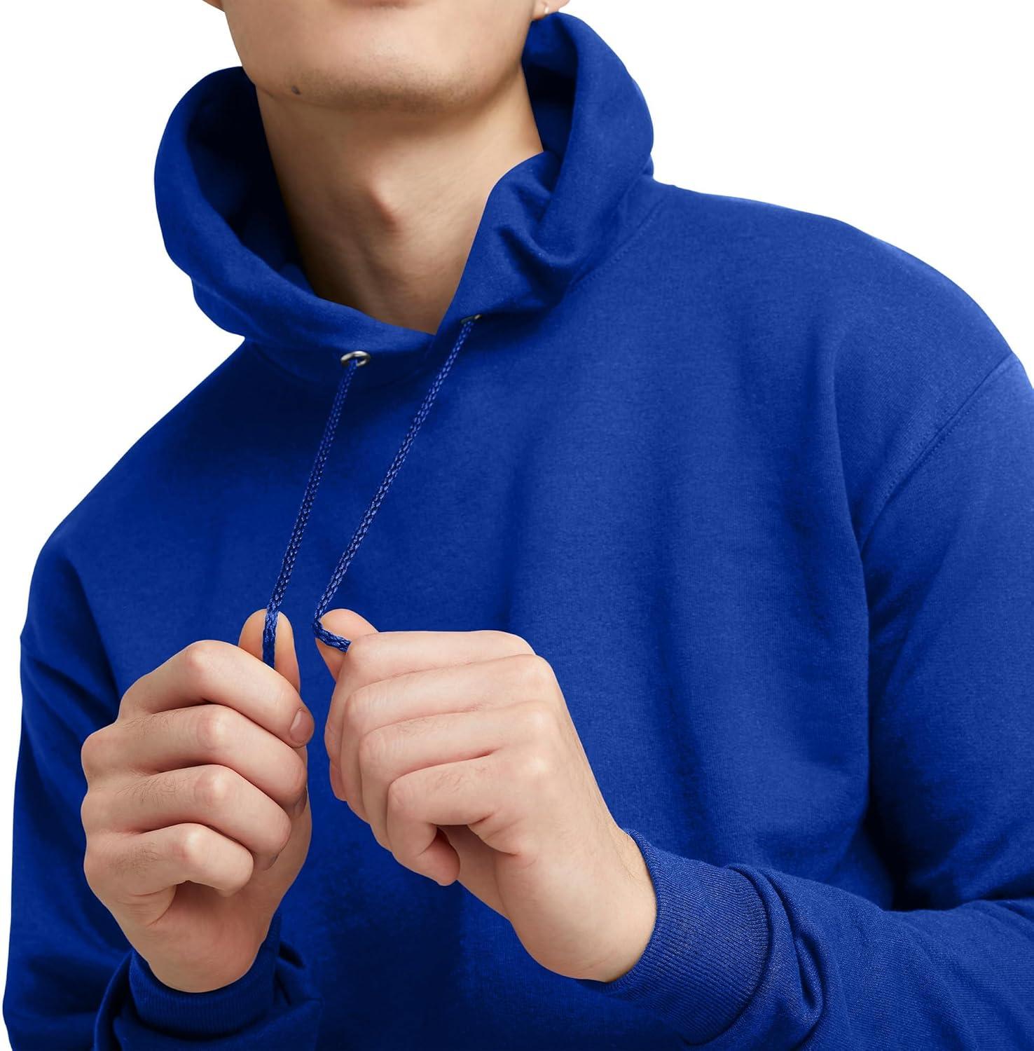imageHanes EcoSmart Hoodie Midweight Fleece Pullover Hooded Sweatshirt for MenDeep Royal