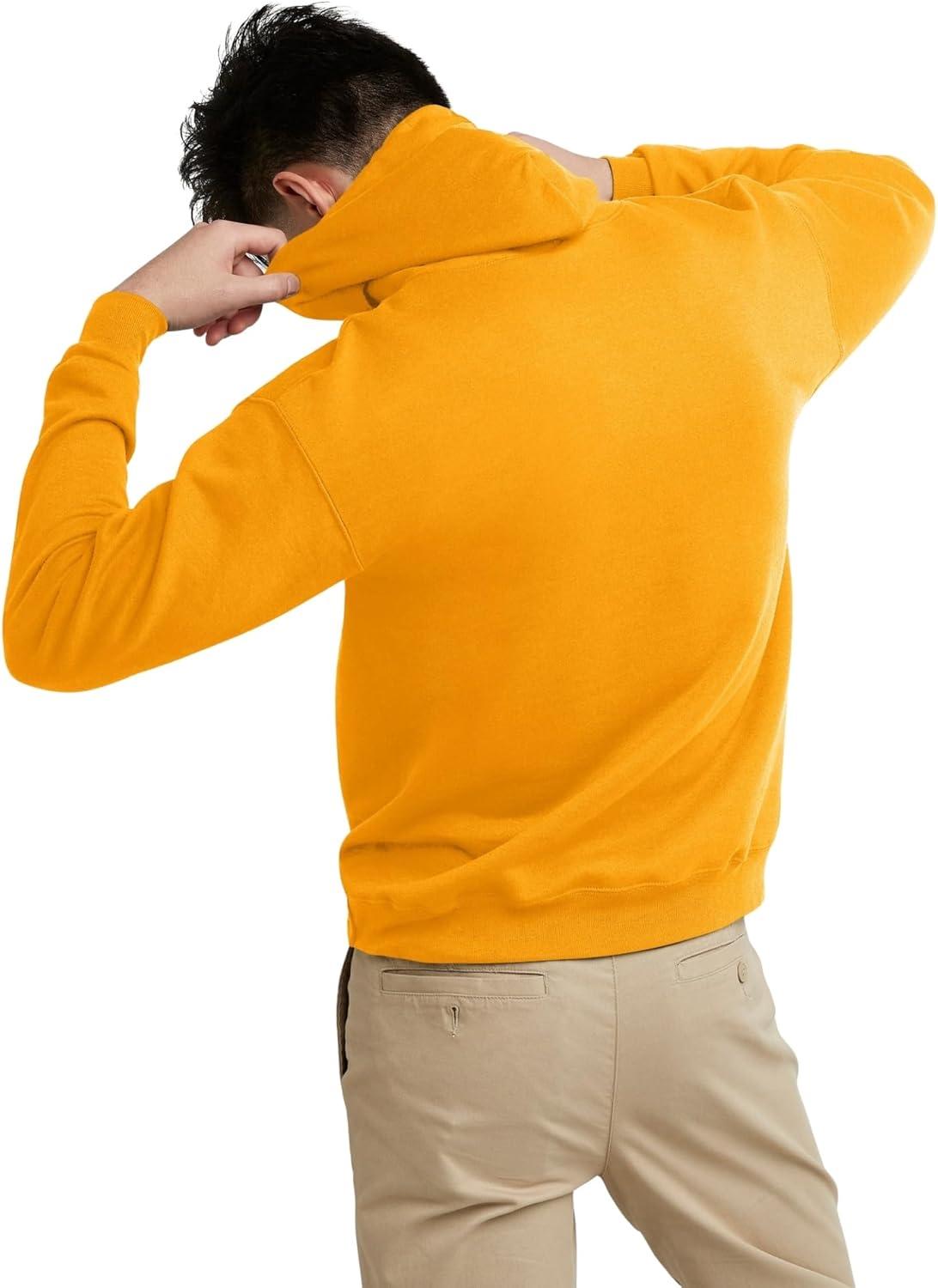 imageHanes EcoSmart Hoodie Midweight Fleece Pullover Hooded Sweatshirt for MenGold