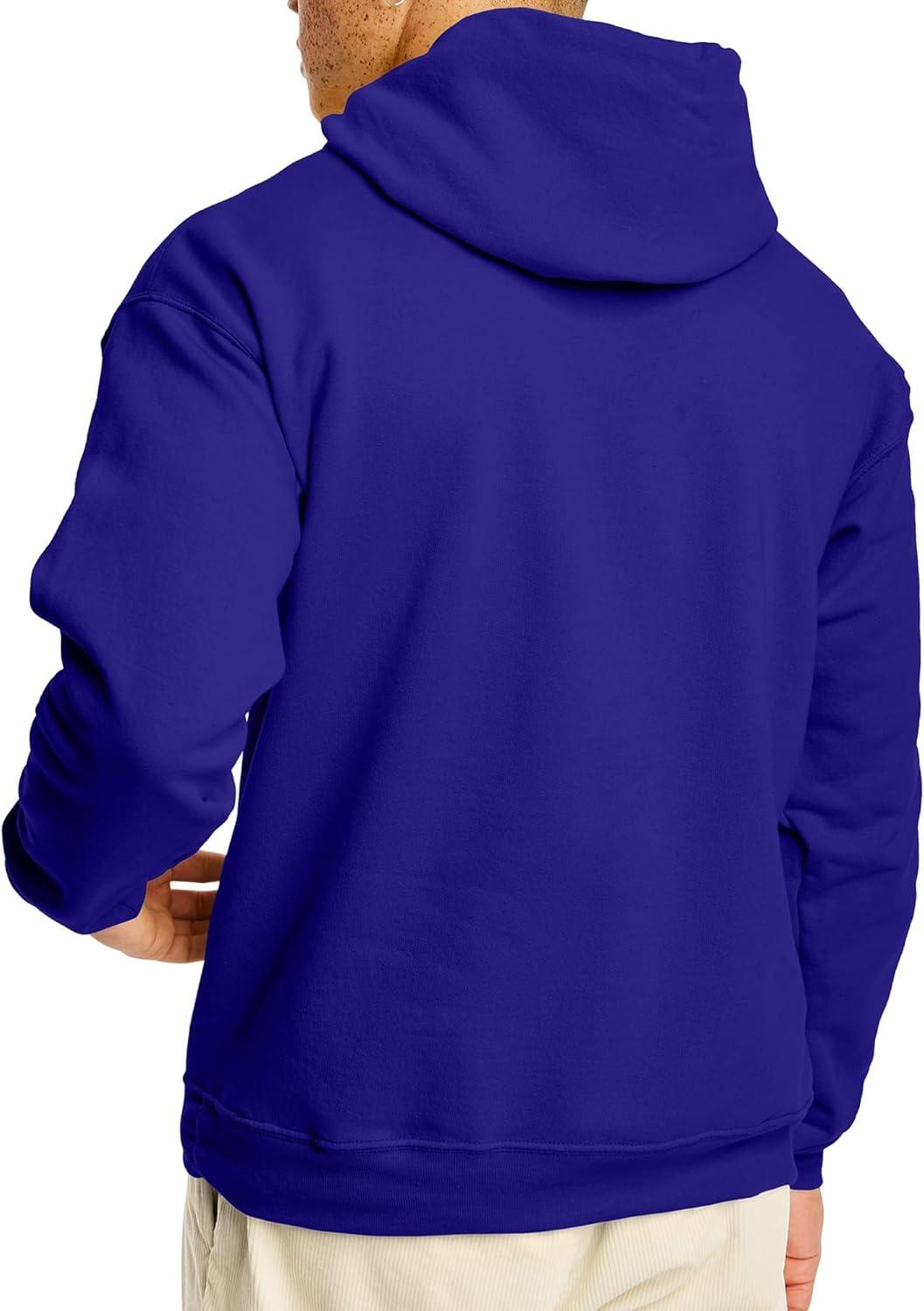 imageHanes EcoSmart Hoodie Midweight Fleece Pullover Hooded Sweatshirt for MenPurple