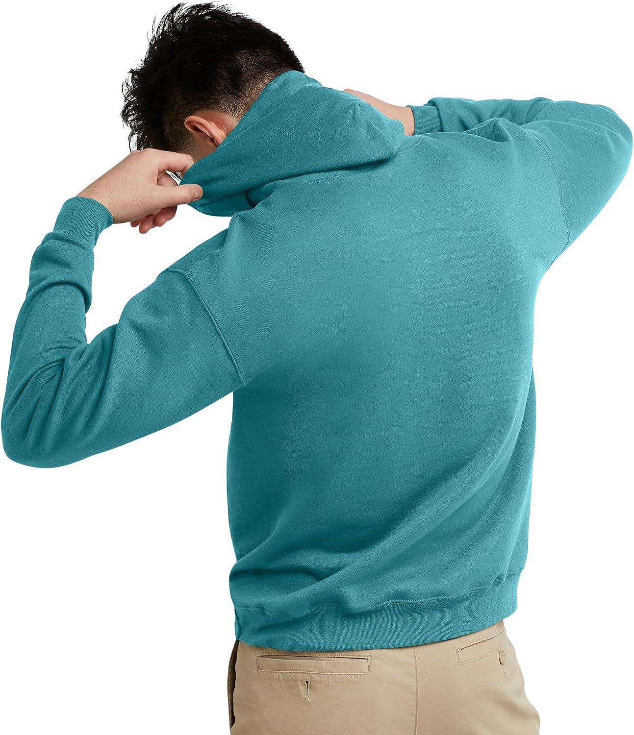 imageHanes EcoSmart Hoodie Midweight Fleece Pullover Hooded Sweatshirt for MenSpanish Moss