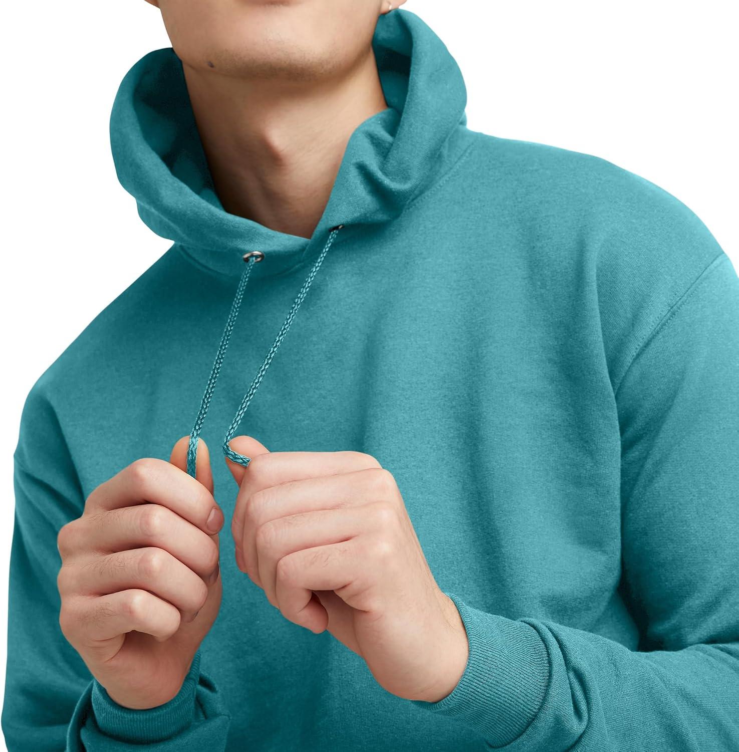 imageHanes EcoSmart Hoodie Midweight Fleece Pullover Hooded Sweatshirt for MenSpanish Moss