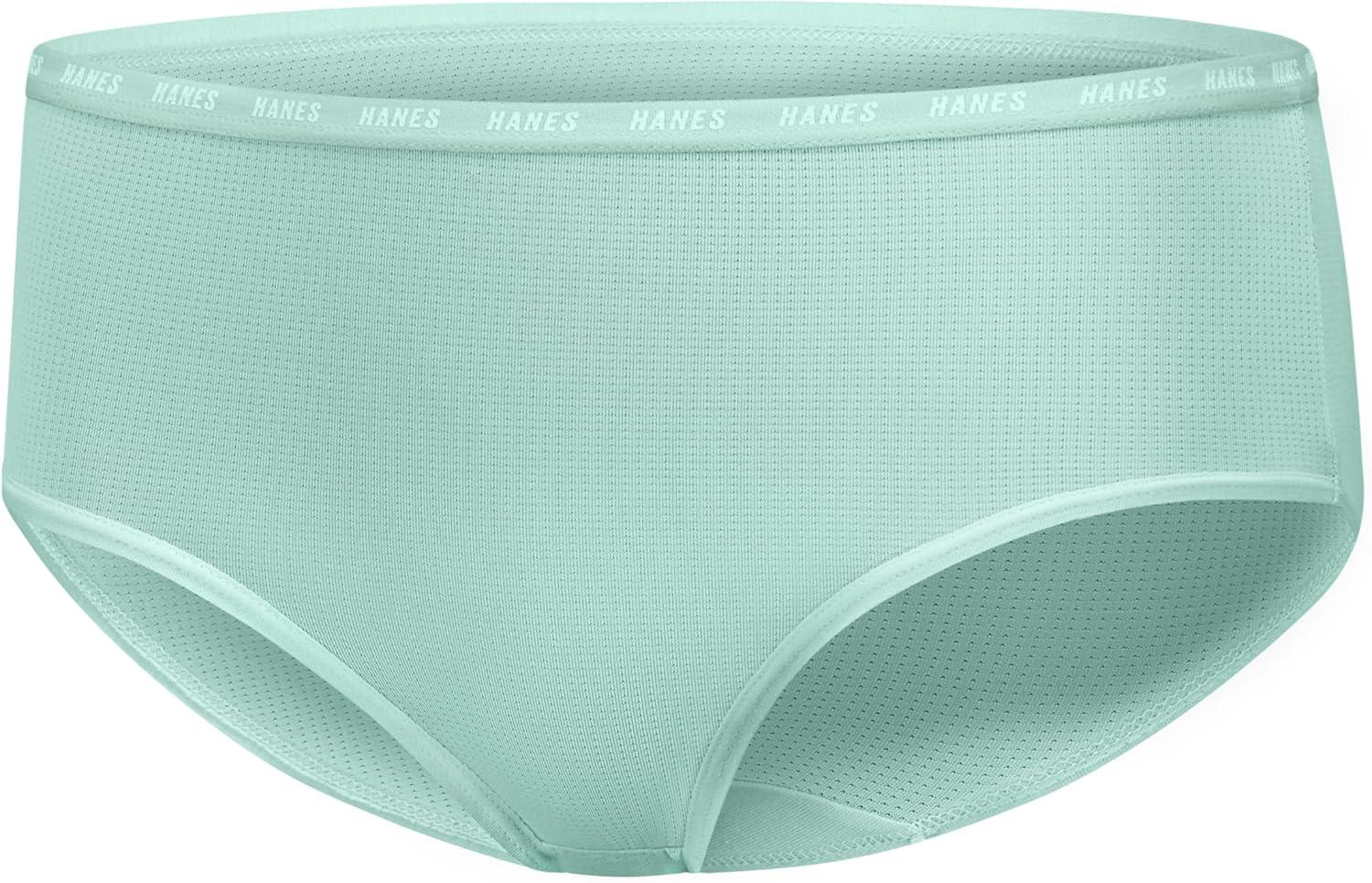 imageHanes Girls Big Moves Breathable Stretch Tween UnderwearPurpleBlueMintBlackGrey