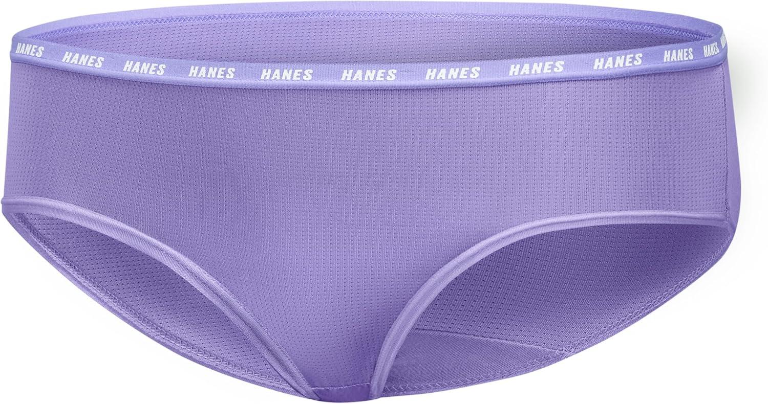 imageHanes Girls Big Moves Breathable Stretch Tween UnderwearPurpleBlueMintBlackGrey