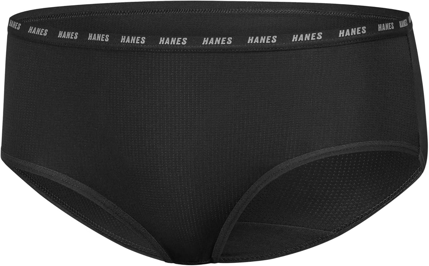 imageHanes Girls Big Moves Breathable Stretch Tween UnderwearPurpleBlueMintBlackGrey