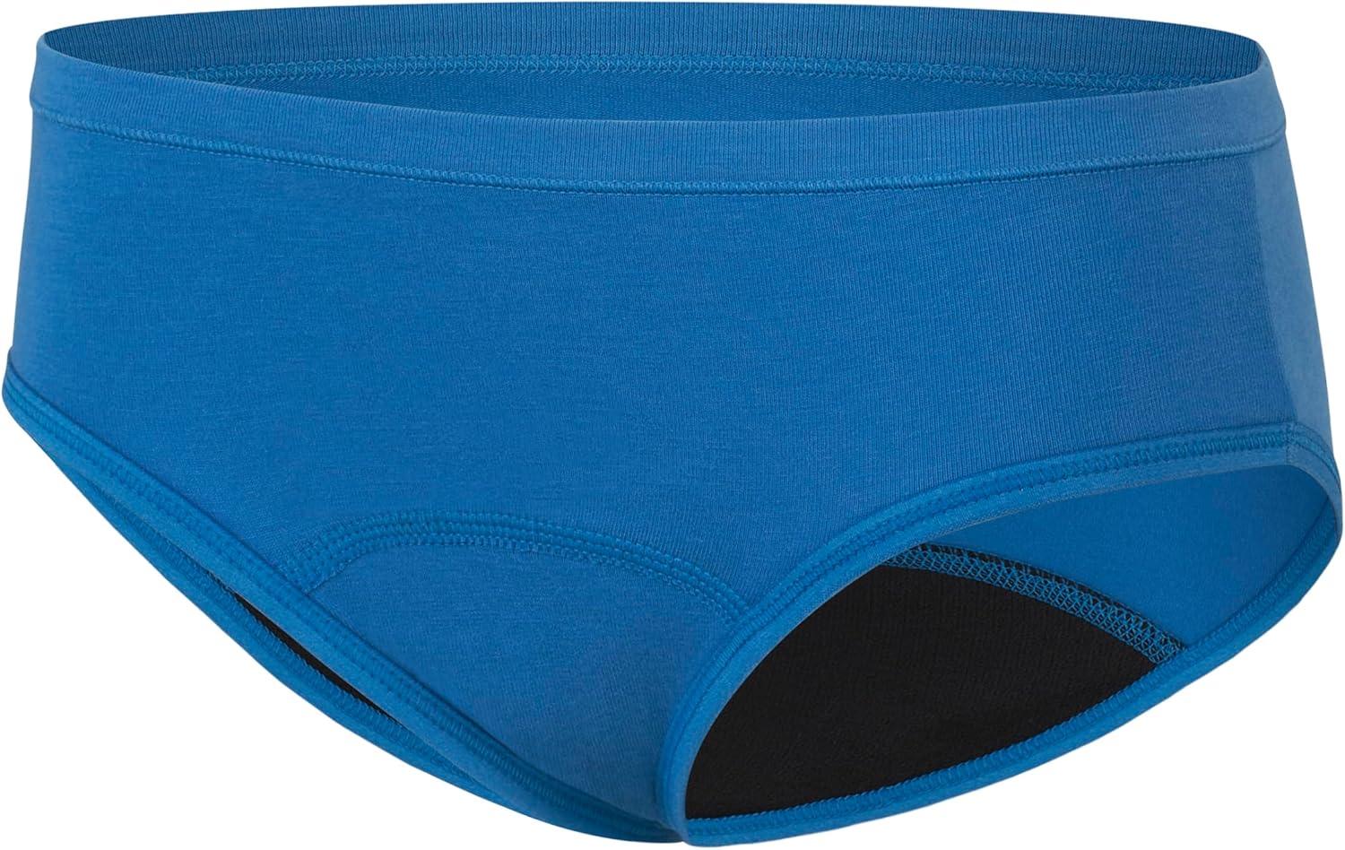 imageHanes Girls Comfort Period Boyshort ampamp Hipster Period Underwear Moderate Protection MultiPackHipster Multi 6 Pack