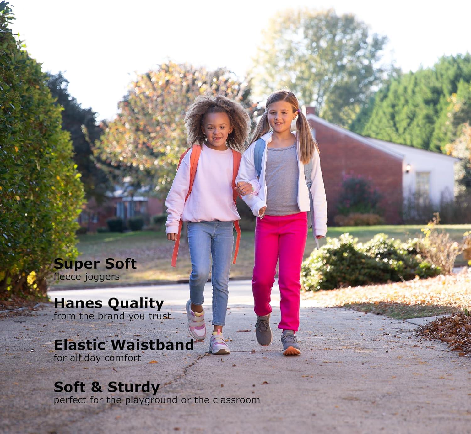 imageHanes Girls ComfortSoft EcoSmart Jogger PantsWhite