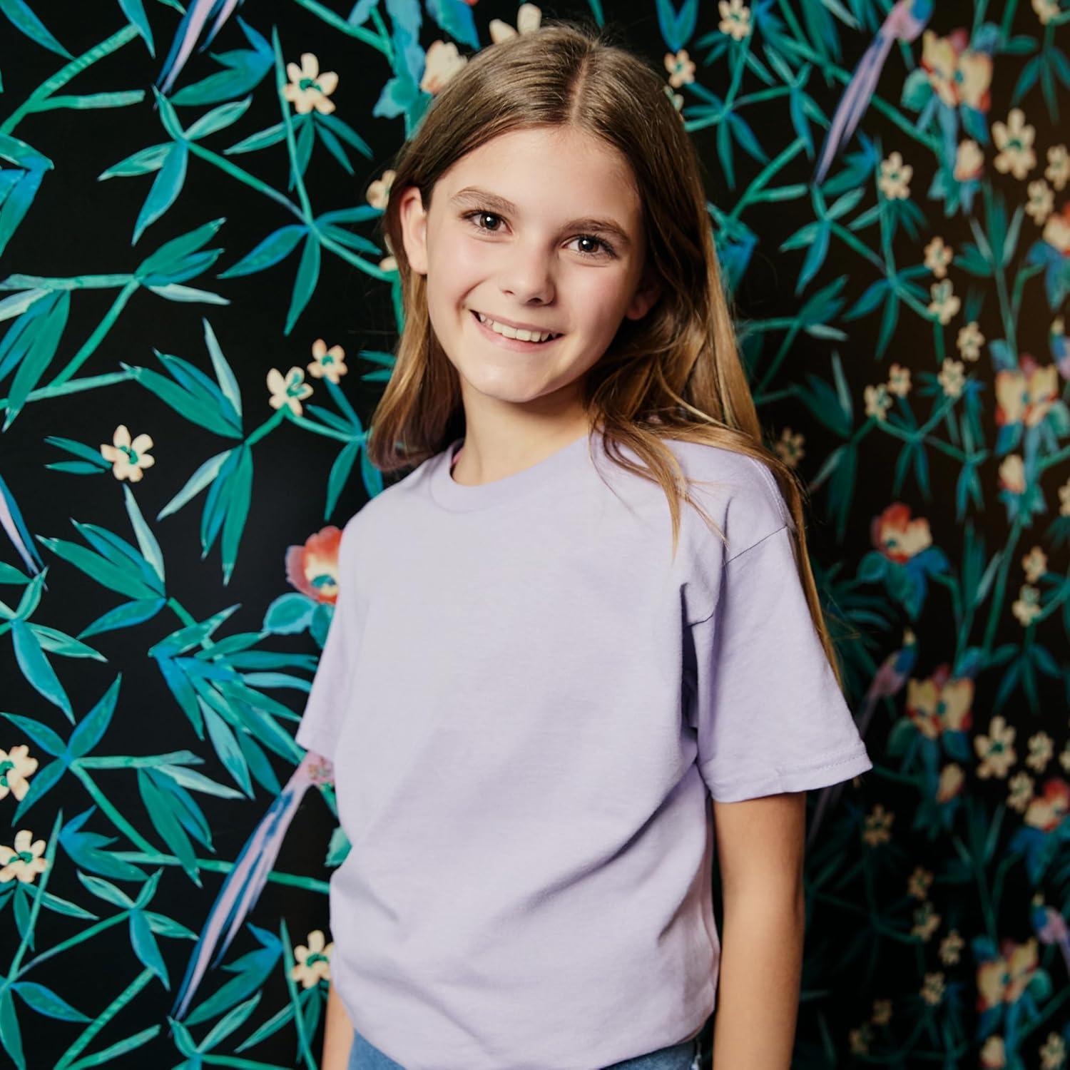 imageHanes Girls Jersey Cotton Tee Pack Of 2Amaranth