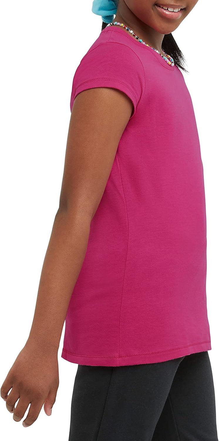 imageHanes Girls Jersey Cotton Tee Pack Of 2Amaranth
