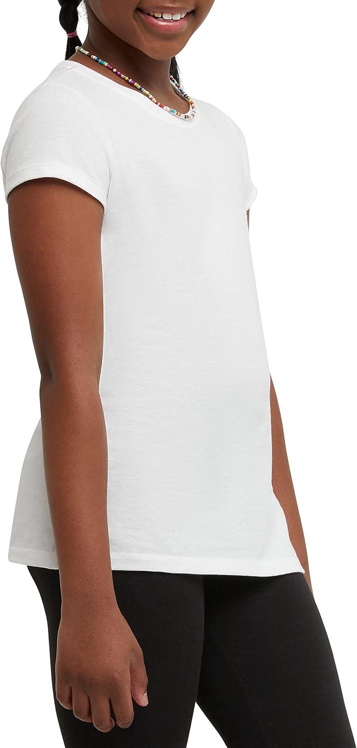 imageHanes Girls Jersey Cotton Tee Pack Of 2White