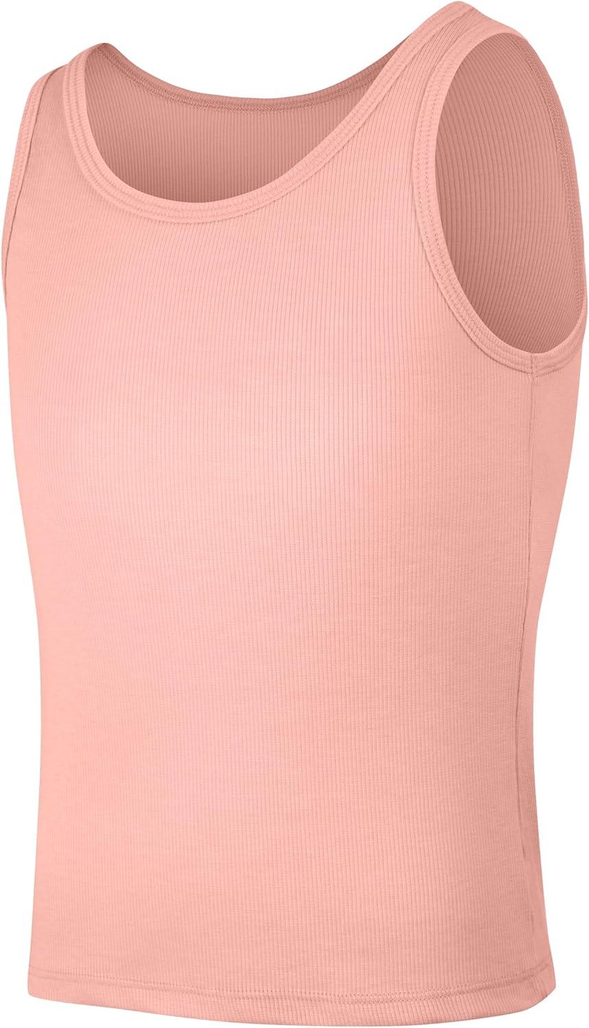 imageHanes Girls Originals Tank Pack Supersoft Tank Top for Girls Modal Stretch Rib Tanks 4PackPinkWhiteCoralViolet 4pack