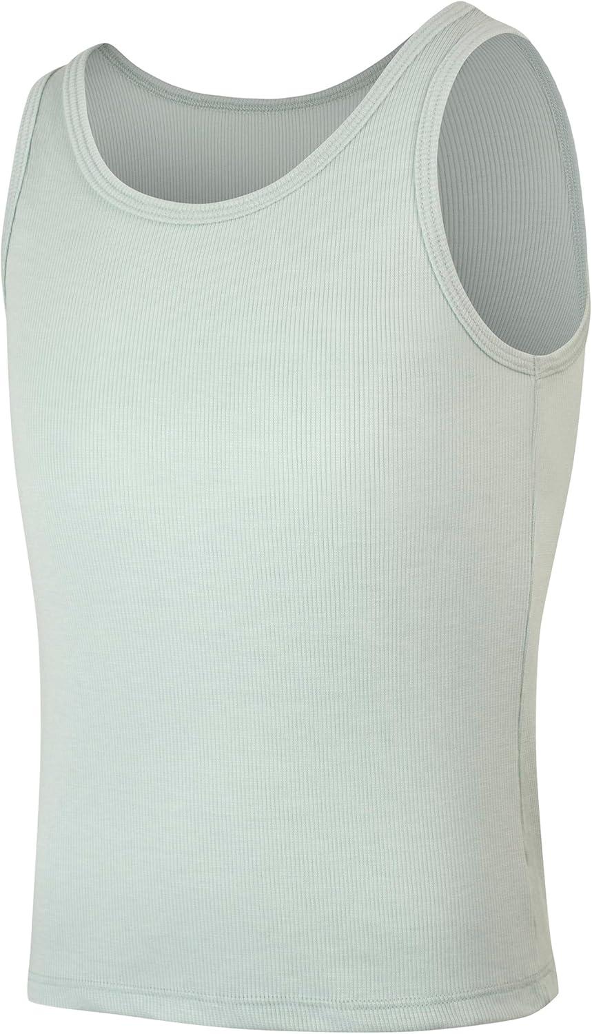 imageHanes Girls Originals Tank Pack Supersoft Tank Top for Girls Modal Stretch Rib Tanks 4PackWhiteGreyMintPink 4pack