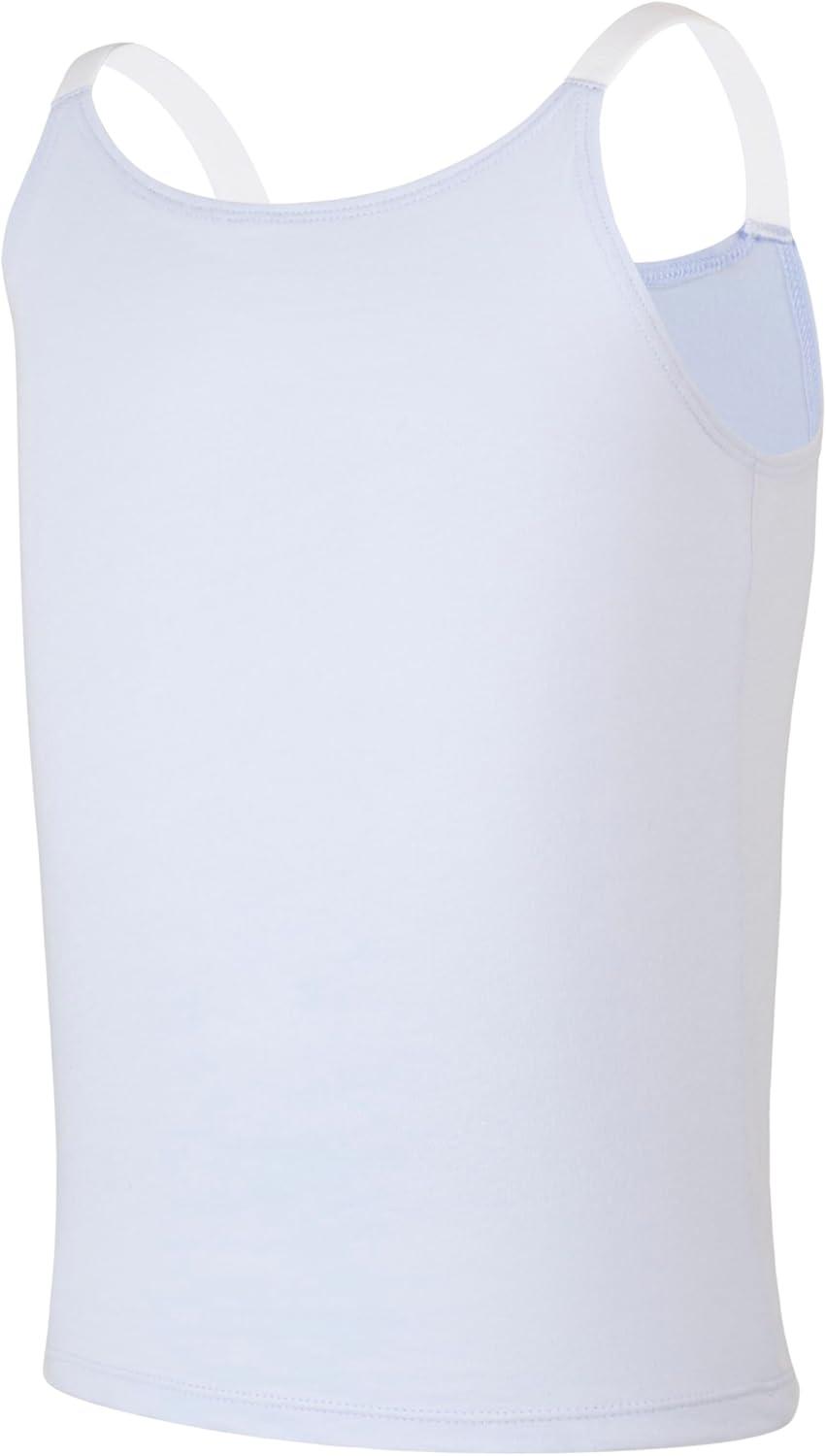 imageHanes Girls Originals Tween Underwear Crop Cami Pack Fashion Assorted 5PackNavy Light Blue Mauve Blush Pink