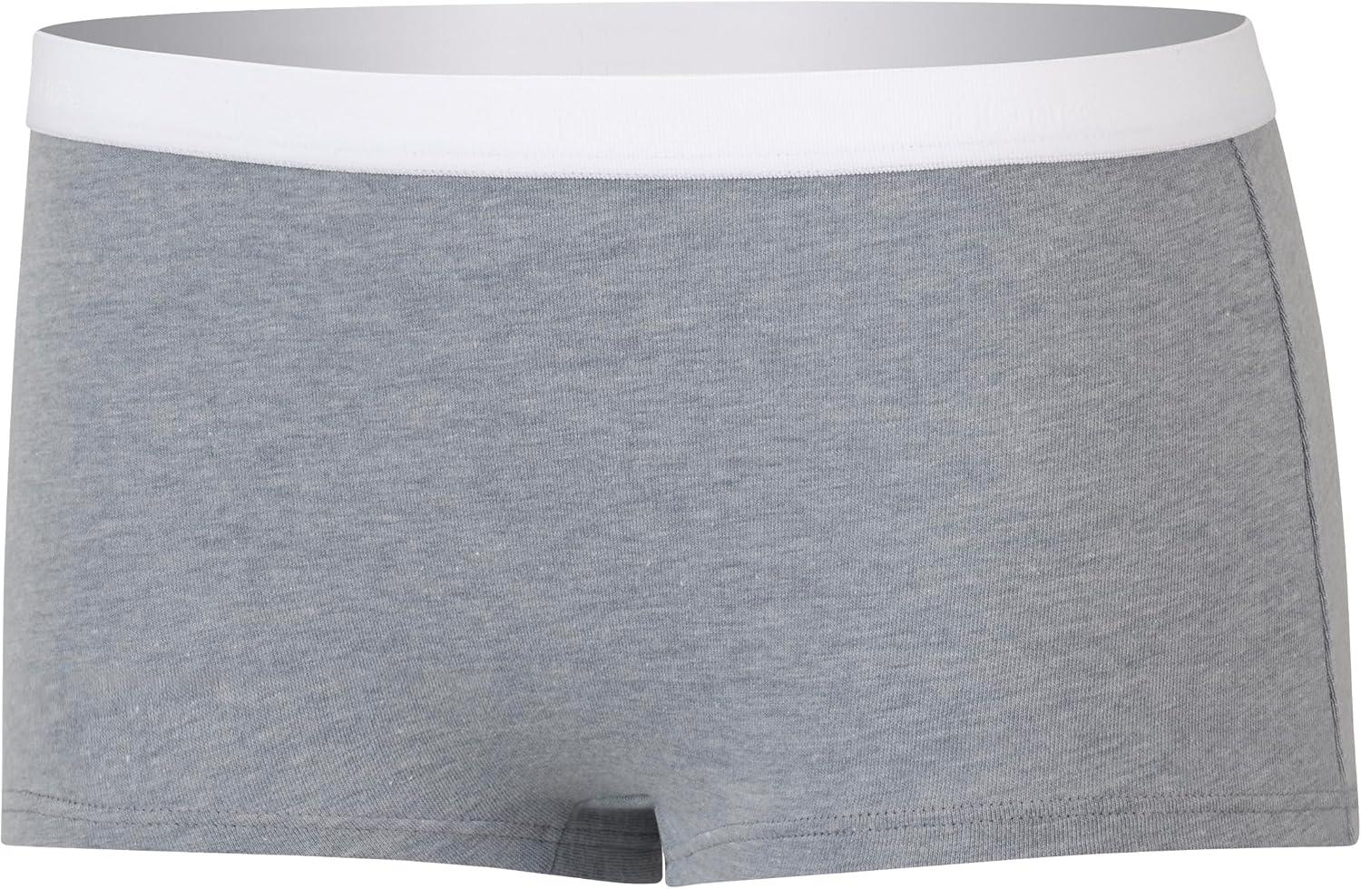 imageHanes Girls Originals Underwear Stretch Cotton Boyshorts Hipster Bikini Panties 6PackBeigeGreyBlack