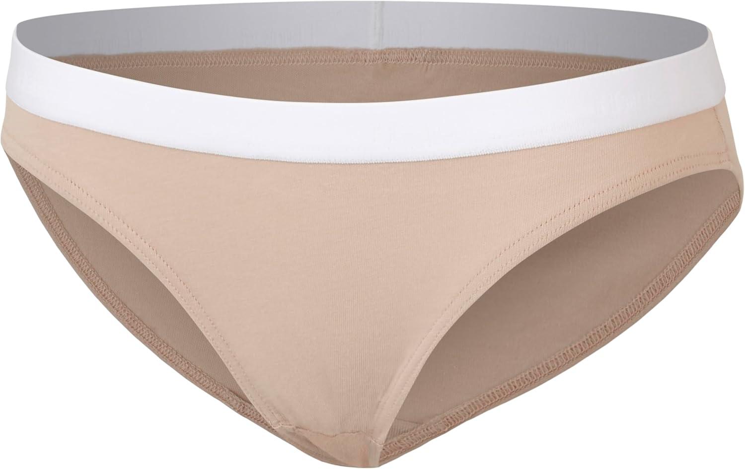 imageHanes Girls Originals Underwear Stretch Cotton Boyshorts Hipster Bikini Panties 6PackBlack Nude Grey White