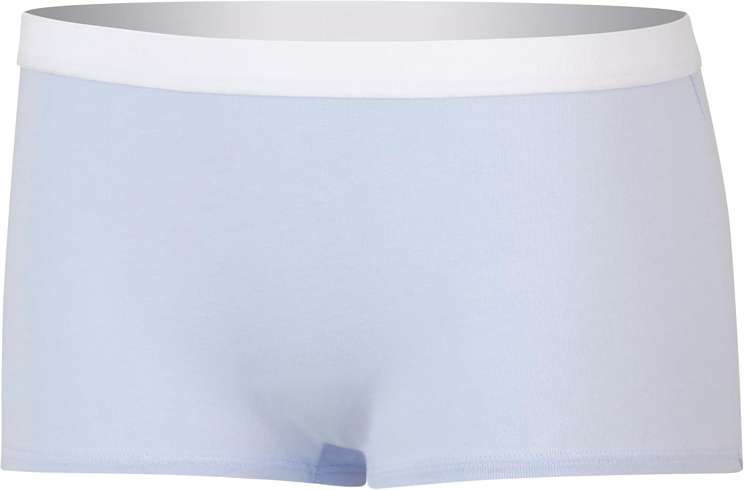 imageHanes Girls Originals Underwear Stretch Cotton Boyshorts Hipster Bikini Panties 6PackBlushPeriwinkleNavy