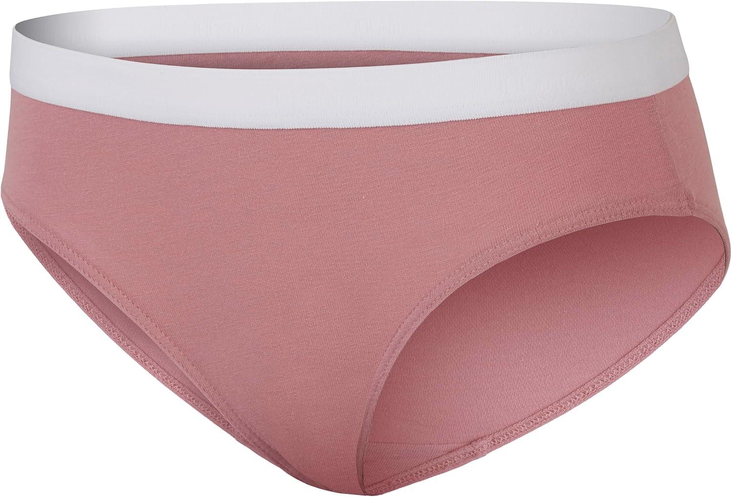 imageHanes Girls Originals Underwear Stretch Cotton Boyshorts Hipster Bikini Panties 6PackIvoryBluePinkTie Dye Print