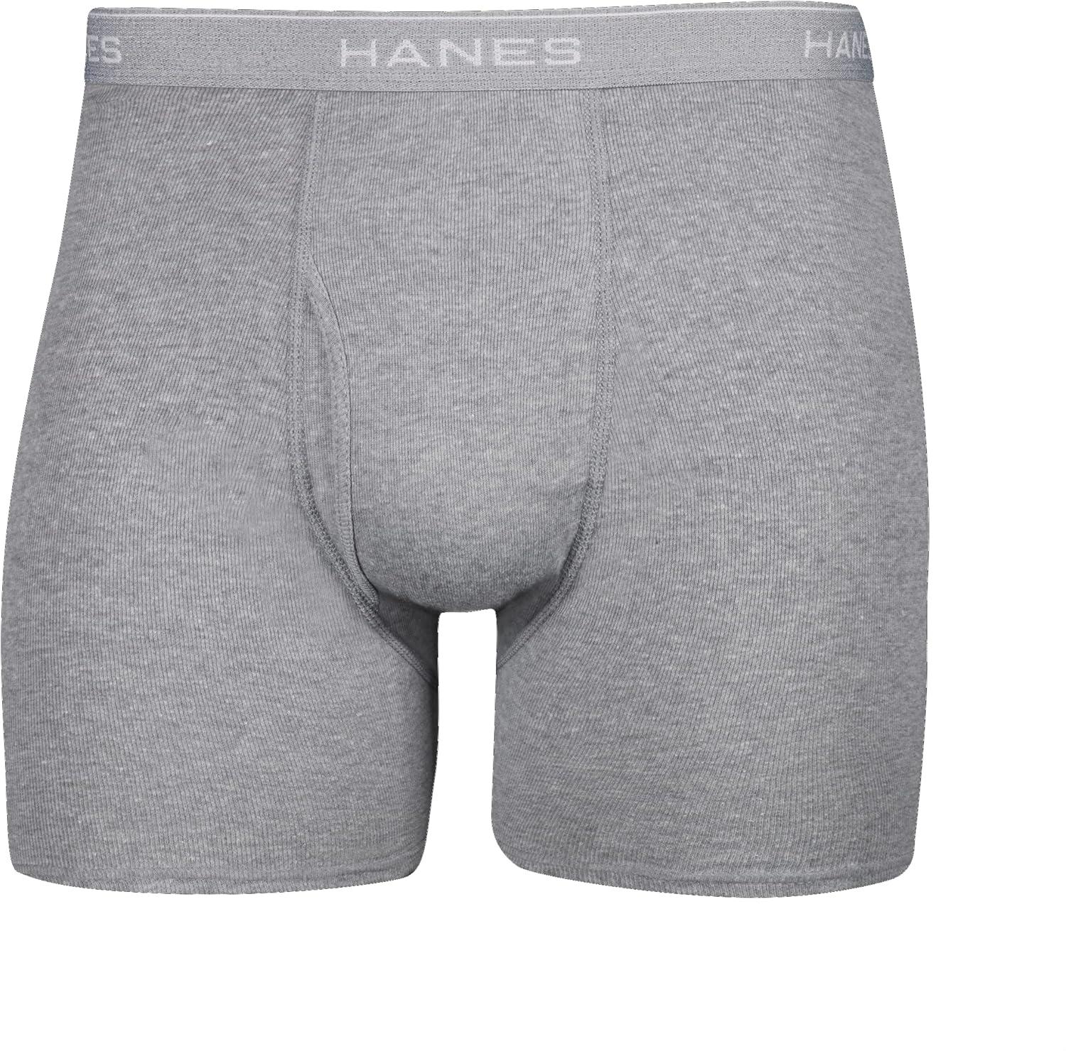imageHanes Men Hanes Boxer Briefs Cool Dri MoistureWicking Underwear Cotton NoRideup for Men MultiPacks Available