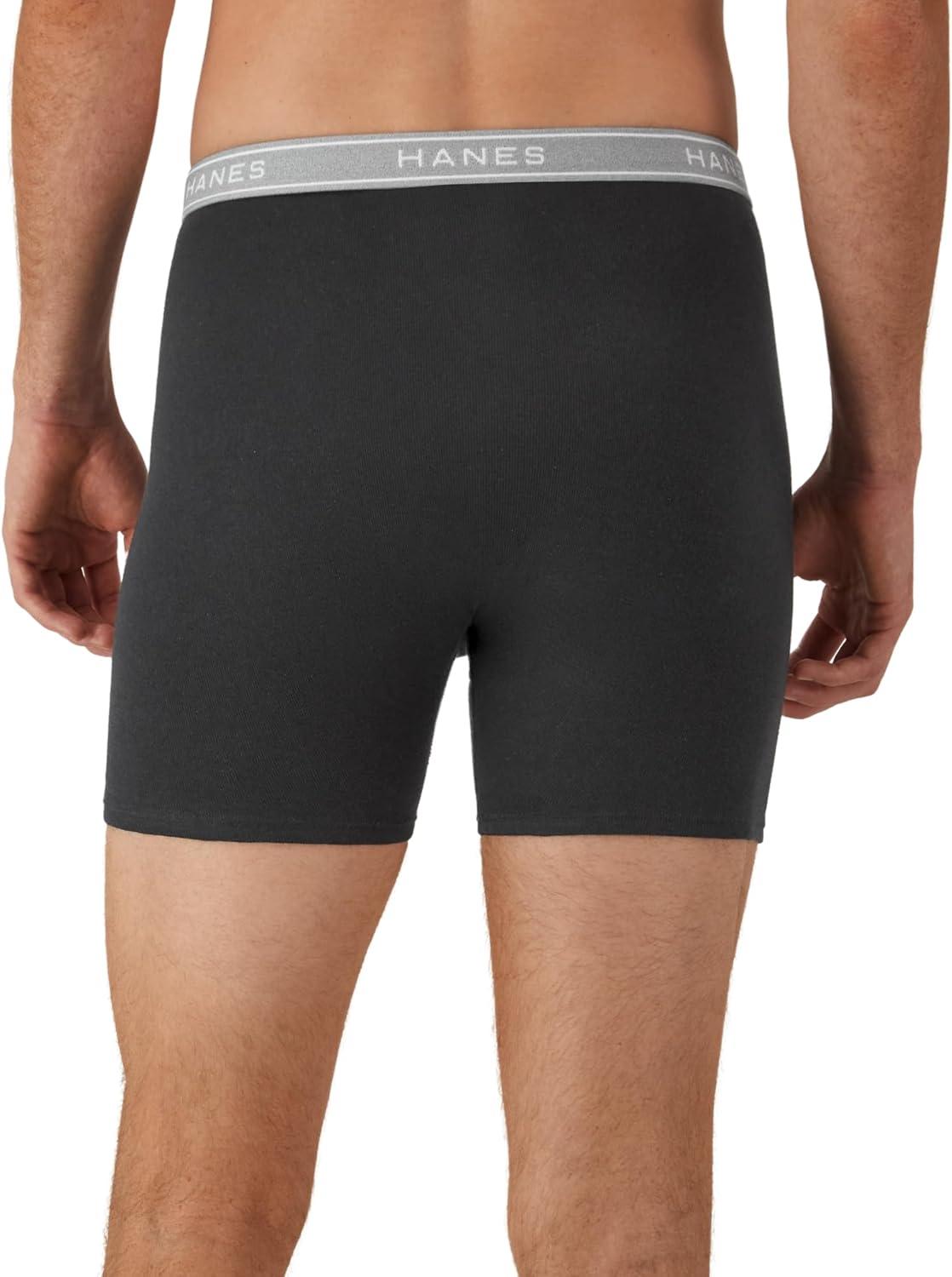 imageHanes Men Hanes Boxer Briefs Cool Dri MoistureWicking Underwear Cotton NoRideup for Men MultiPacks Available