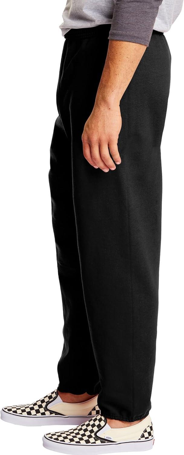 imageHanes Mens EcoSmart Best Sweatpants Athletic Lounge Pants with Cinched Cuffs 1 Or 2 PackNavy 2 Pack