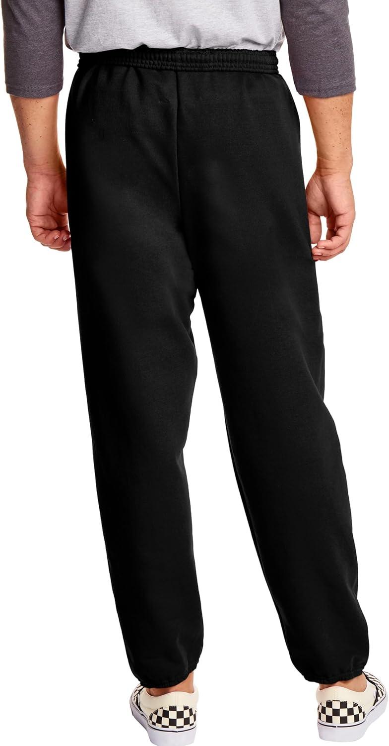 imageHanes Mens EcoSmart Best Sweatpants Athletic Lounge Pants with Cinched Cuffs 1 Or 2 PackNavy 2 Pack