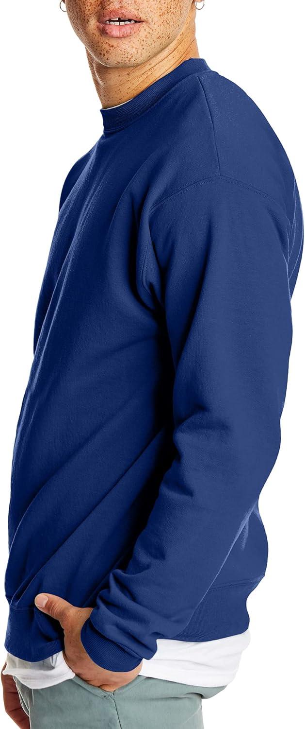 imageHanes Mens EcoSmart Sweatshirt 2 PackDeep Royal 1 Pack