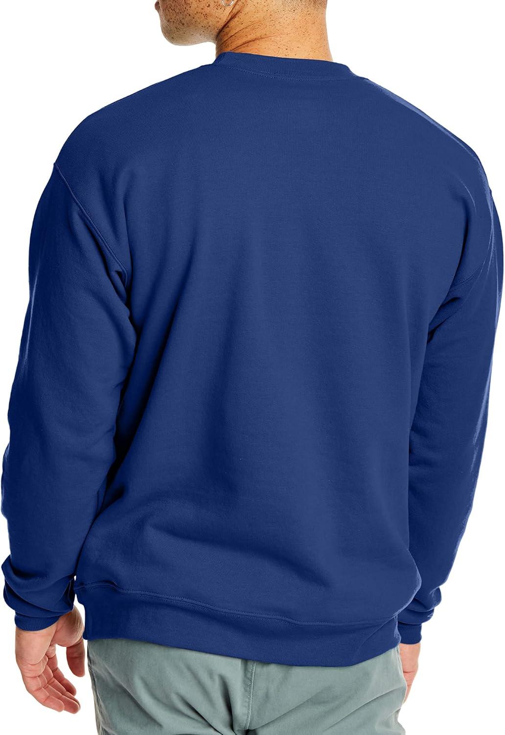 imageHanes Mens EcoSmart Sweatshirt 2 PackDeep Royal 1 Pack