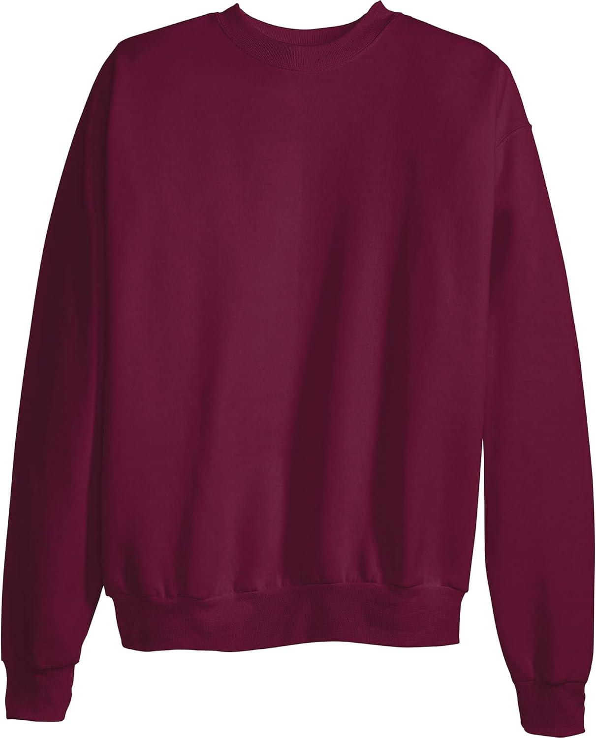 imageHanes Mens EcoSmart Sweatshirt 2 PackMaroon 1 Pack