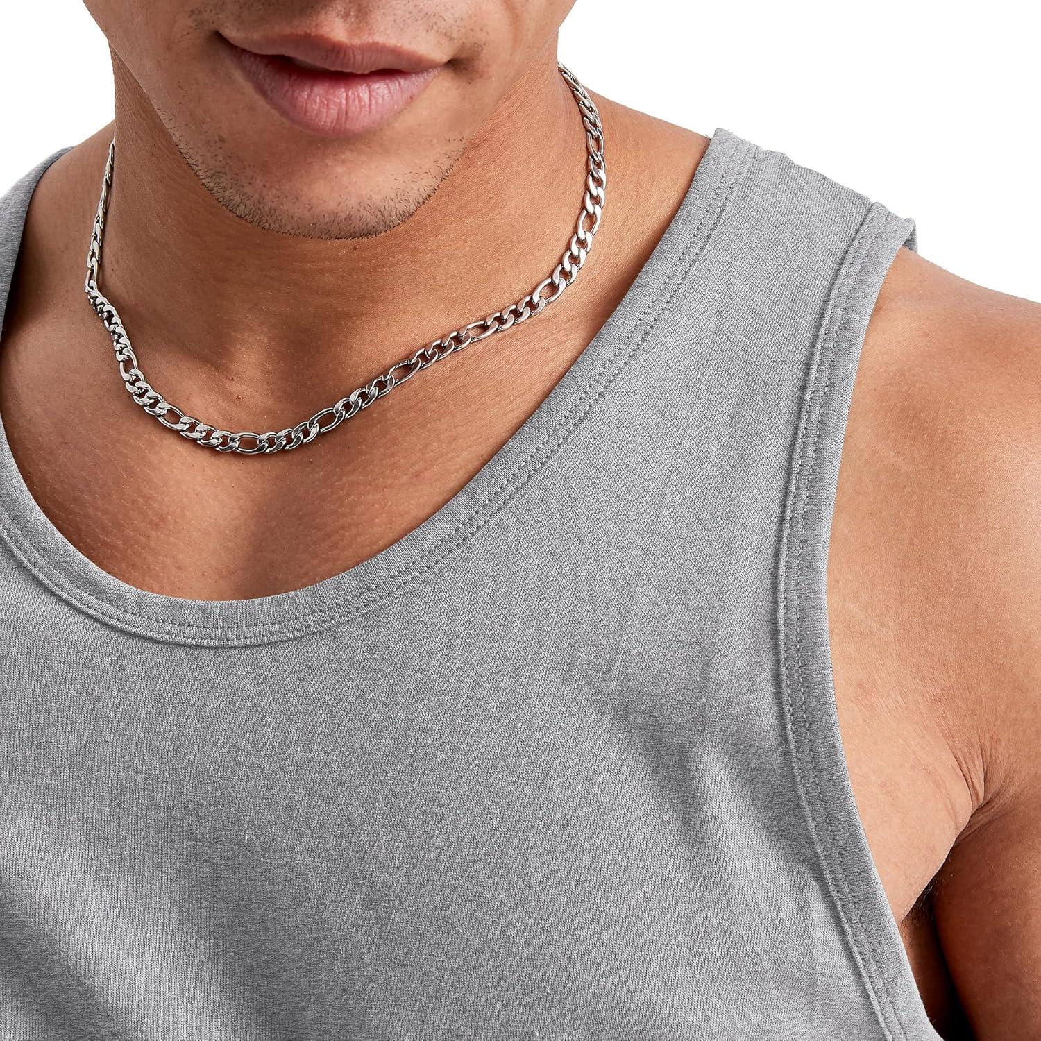 imageHanes Mens Essentials Tank Top Pack Midweight Cotton Tanks Sleeveless Shirts 3PackOxford Gray