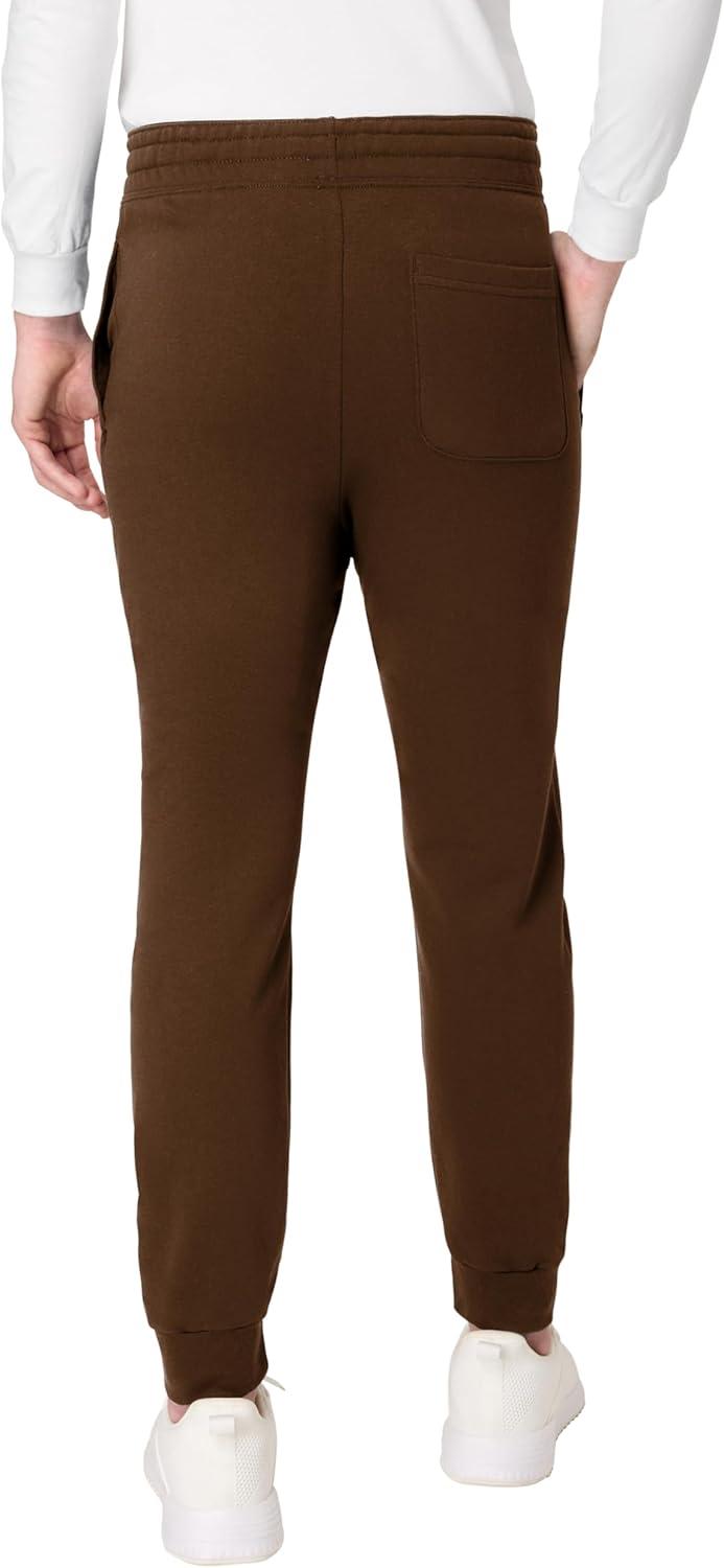 imageHanes Mens Joggers EcoSmart Fleece Sweatpants for Men Mens Lounge Pants 305quotArmy Brown