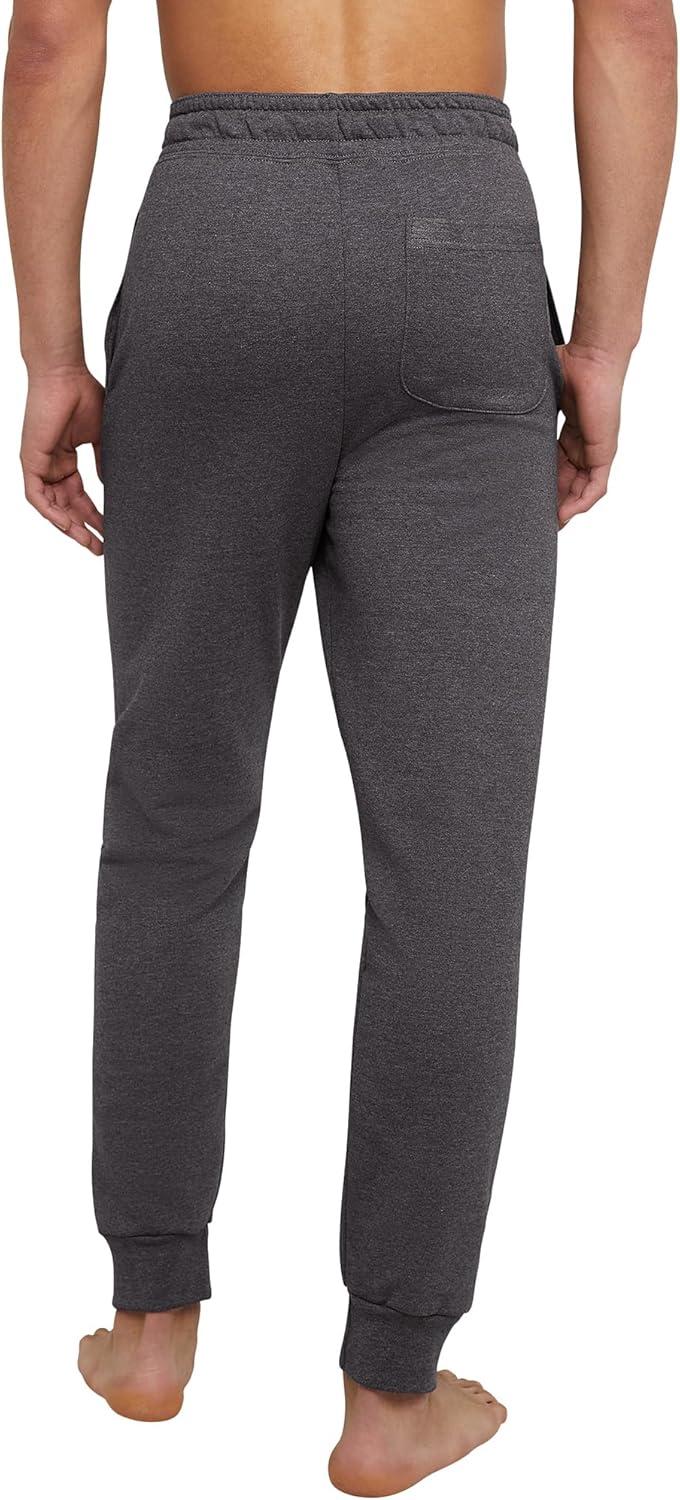 imageHanes Mens Joggers EcoSmart Fleece Sweatpants for Men Mens Lounge Pants 305quotCharcoal Heather