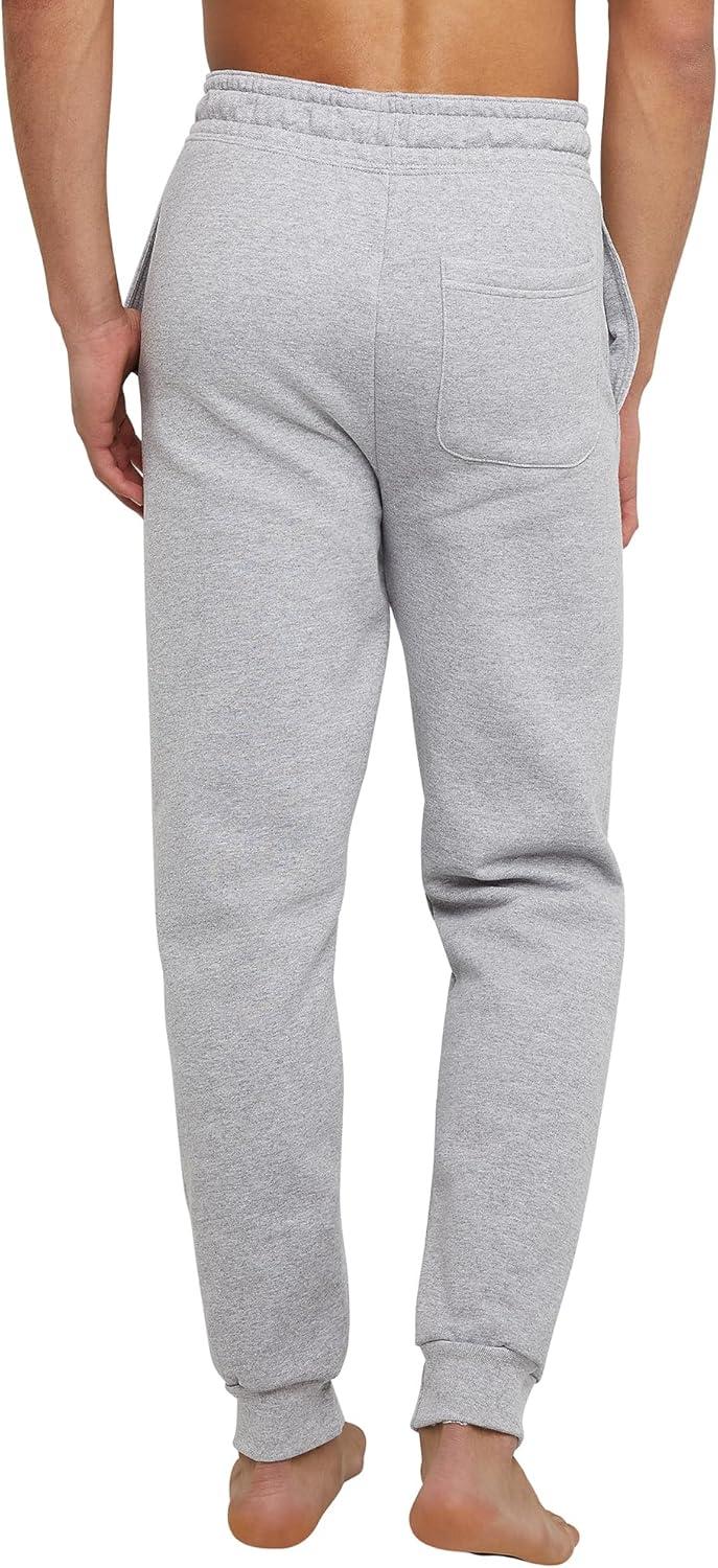 imageHanes Mens Joggers EcoSmart Fleece Sweatpants for Men Mens Lounge Pants 305quotLight Steel