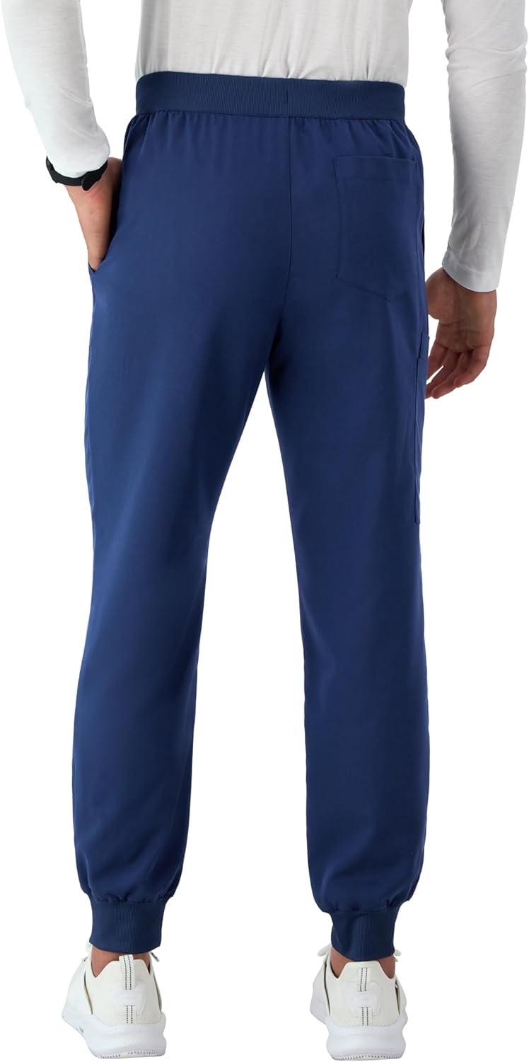 imageHanes Mens Scrubs Healthcare Joggers Scrub Joggers for Men MoistureWicking ampamp Odor Control Multiple PocketsAthletic Navy
