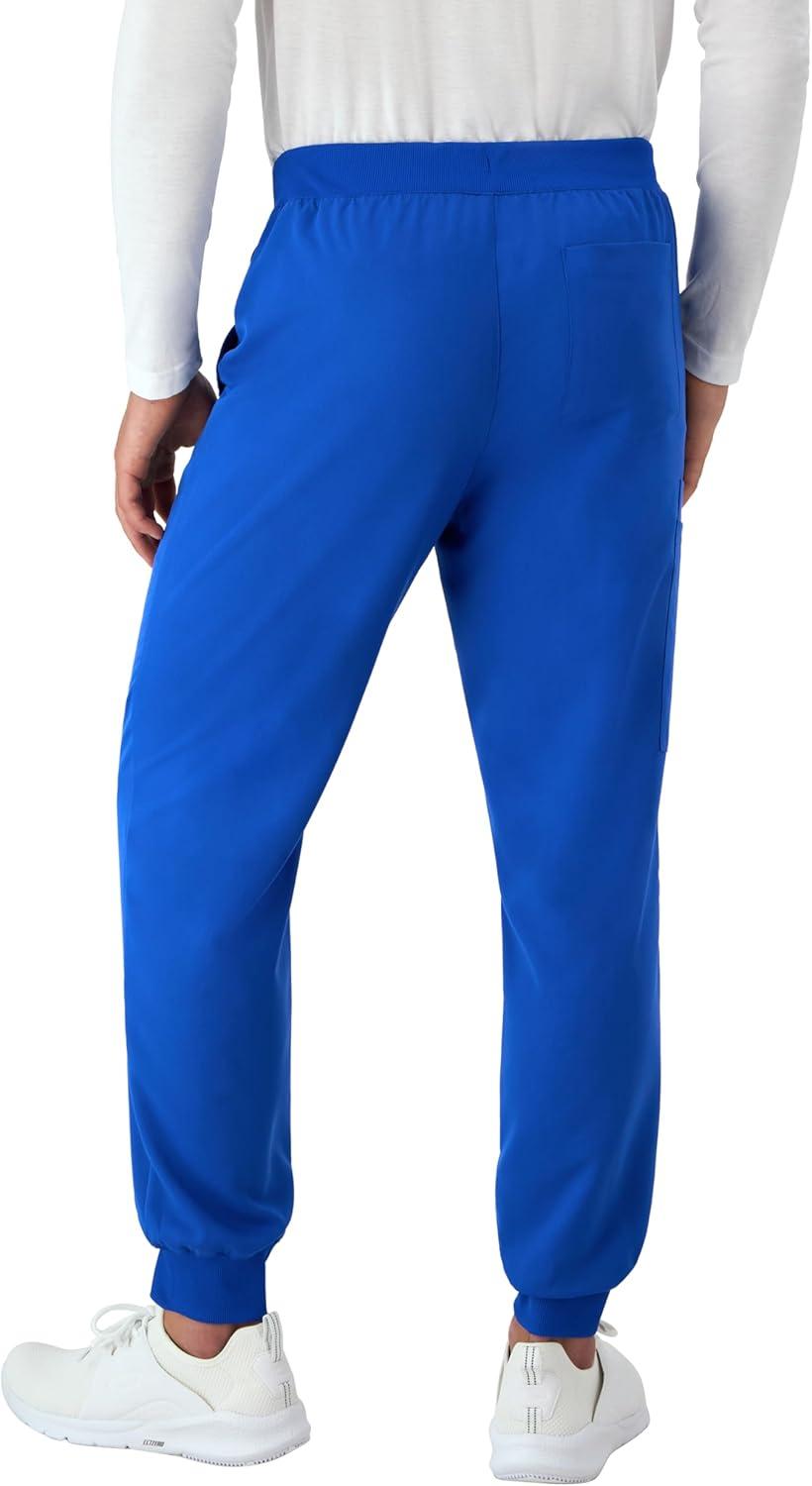 imageHanes Mens Scrubs Healthcare Joggers Scrub Joggers for Men MoistureWicking ampamp Odor Control Multiple PocketsRoyal Blue