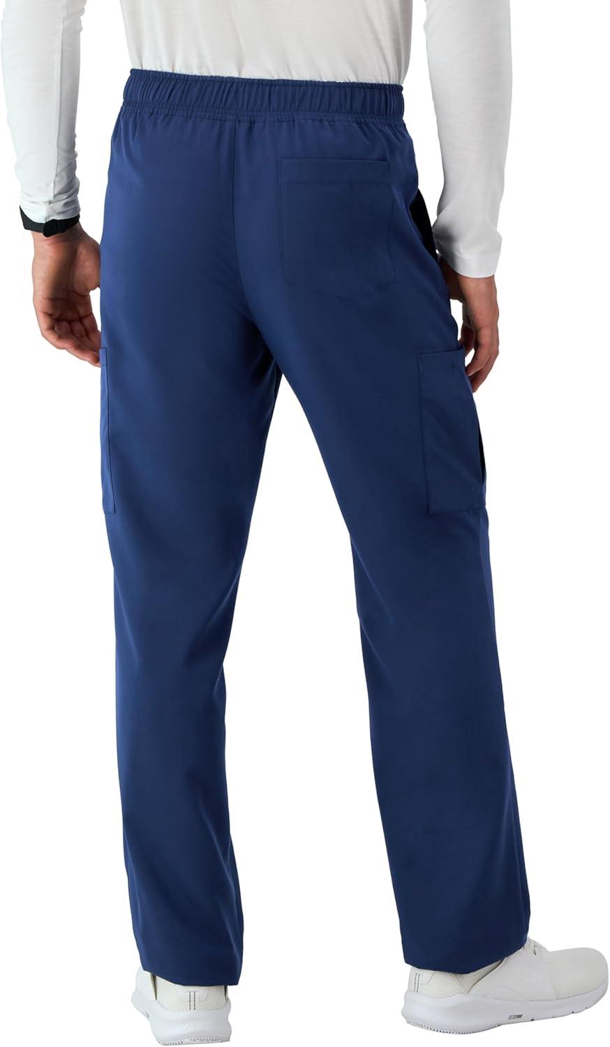 imageHanes Mens Scrubs Healthcare Pants Scrub Pants for Men MoistureWicking ampamp Odor Control 5 PocketsAthletic Navy